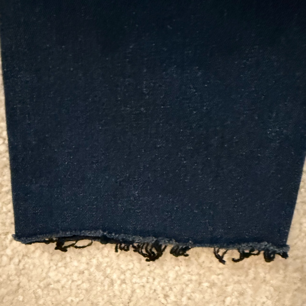 Paige Women's Blue Skyline Dark Blue Mid-rise Straight Leg Jeans Size 28 - Picture 8 of 8